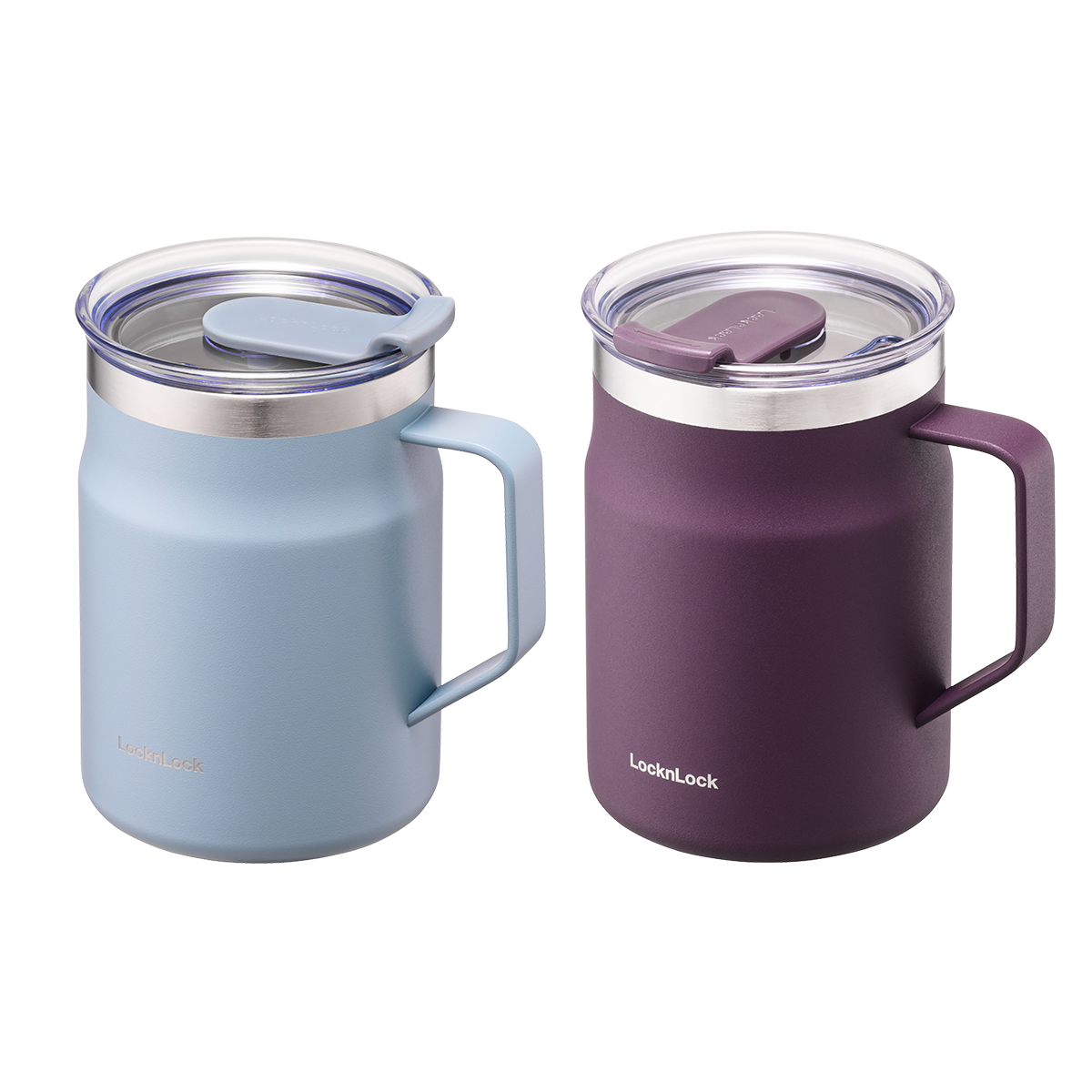 Ca Nước Giữ Nhiệt LocknLock Metro Mug 475ml - 5 Màu (Xanh Mint, Navy, Trắng, Tím Đậm, Xanh Da Trời) - LHC4219, , large image number 2